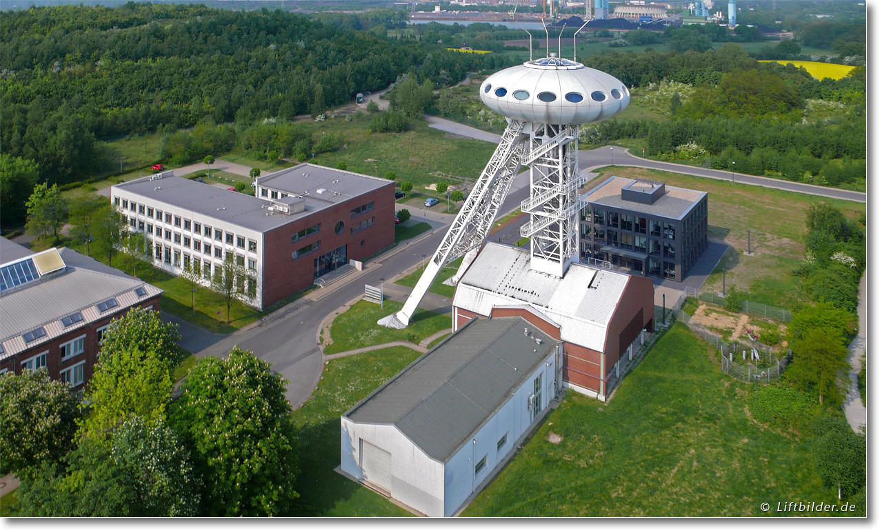 Luftbild Colani-Ei, Technologiezentrum Lünen 